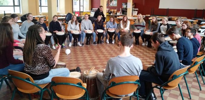 Djembe op School